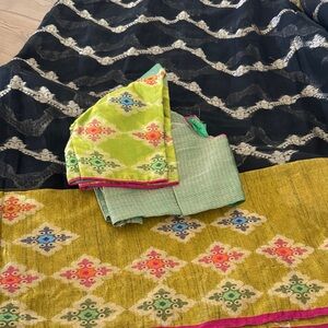 Colorful Traditional Saree with Blouse